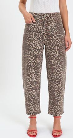 Daze Westward High Waist Ankle Barrel Leg Jeans in Cool Cat at Nordstrom, Size 30