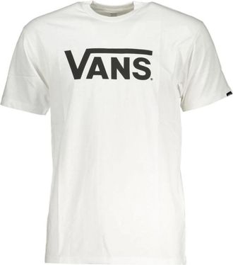 Vans Wit Katoenen Heren T-Shirt Klassiek - Heren - T-shirts - Wit - L - Katoen - Tops