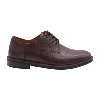 Ambiorix Klassieke Leren Schoen Nogaro - Heren - Veterschoenen - Bruin - 46 EU - Schoenen