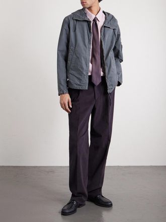 C.P. Company Crinkled-Cotton Hooded Jacket