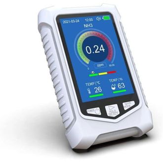 OEM Detector De Amon&iacute;aco Nh3, Monitor Port&aacute;til De Nh3 Con Medici&oacute;n De Temperatura Y Humedad, Monitor De Calidad Del Aire