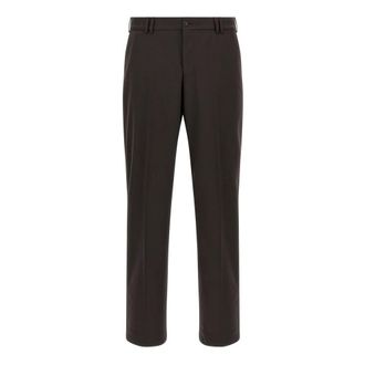 Pantaloni Torino Heren, Broeken, Bruin, Maat: XL Wol