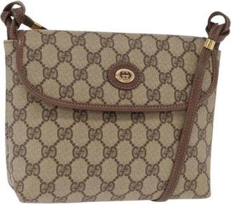 Gucci Pre-owned Cross Body Bags, female, Beige, Size: ONE SIZE Pre-owned Vintage Cross Body Bag