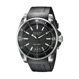 Gucci Duikhorloge Ya 136204 - Heren - Horloges - Grijs - ONE Size - Accessoires