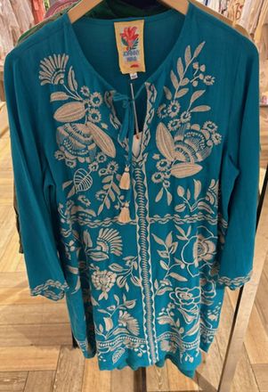 Johnny Was Womens Kimono Sleeve Relaxed Dress In Tib