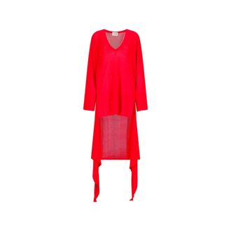 The Attico Mini Dress - female - The Attico - Knitted Dresses - Red - 2XS - Dresses