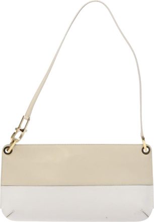 Ferragamo Beige Patent Leather Handbag (Pre-Owned)