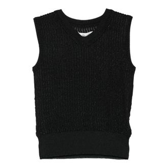 Maison Margiela Gilet - female - Maison Margiela - Waistcoats - Black - S - Jackets