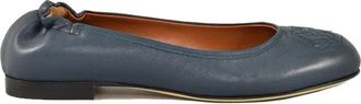 A.Testoni Womens Ballerinas - Blue