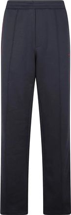 Alexander McQueen Piped Trainingsbroek - Heren - Straight fit broeken - Zwart - M - Katoen - Broeken