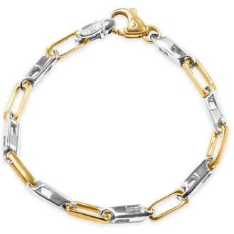 Pompeii3 Mens Link 14k Gold (27gram) or Platinum (44gram) 6mm Bracelet 8.5