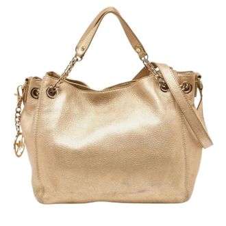 Michael Kors Pre-owned Leren Tote - Dames - Vintage Handtas - Geel - ONE Size - Leer - Vintage