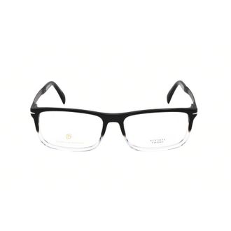 David Beckham Mens Black Rectangular Eyeglass Frames DB 1095