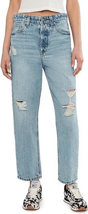 Ariat Ultra High Rise Tomboy Relaxed Straight Leg Jeans Womens Jeans Saratoga : 26 R, Cotton/Denim