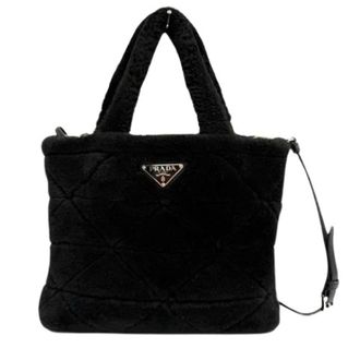 Prada Pre-owned Handbags, female, Black, Size: ONE SIZE Pre-owned Vintage Pouch Shoulder Bag