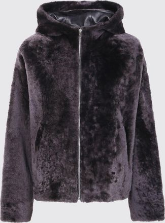 Yves Salomon Fur Coat YVES SALOMON Woman color Dark