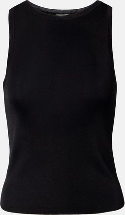 Saint Laurent Ribbed-knit jersey tank top
