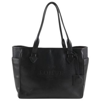 Loewe Pre-owned Tote Bags, female, Black, Size: ONE SIZE Pre-owned Tote Bag