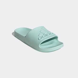 adidas Badesandale ADIDAS SPORTSWEAR ADILETTE AQUA, Damen, Gr. 37, semi flash aqua, semi flash aqua, semi flash aqua, Synthetik, Schuhe Badesandale, Badelats