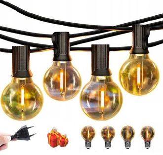 OEM Guirnalda De Luces Para Jard&iacute;n De 30 M, 100+4 Unidades De Led, Ip44, 1 W