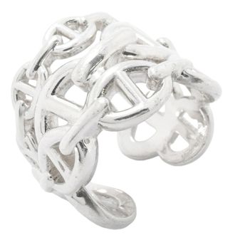 Herm&egrave;s Silver 925 Band Ring (Pre-Owned)