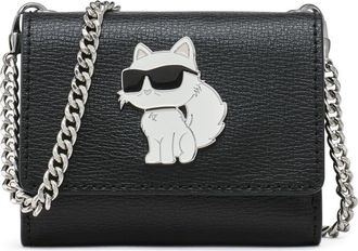 Karl Lagerfeld Wallet on a Chain in White/black 2 at Nordstrom