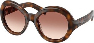Prada PR D08SU 20D70X Womens Sunglasses Tortoiseshell Size 53