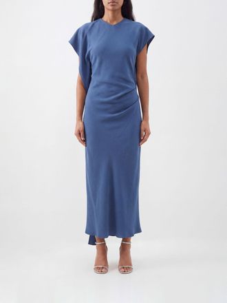 Victoria Beckham Dress Woman color Blue