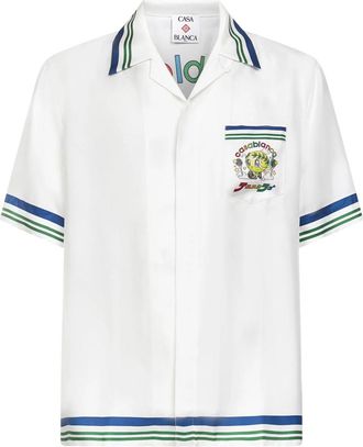 Casablanca White Logo Shirt