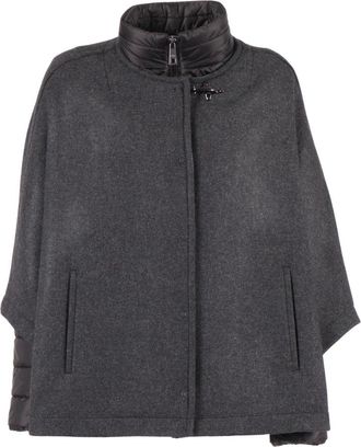 Fay Light Jackets, male, Gray, Size: S Cappetta Double Stacc. Trap. Righe