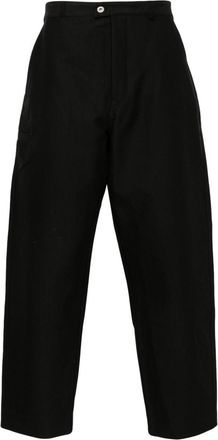 Kenzo tapered-leg trousers - men - Cotton/Cotton - 38 - Black