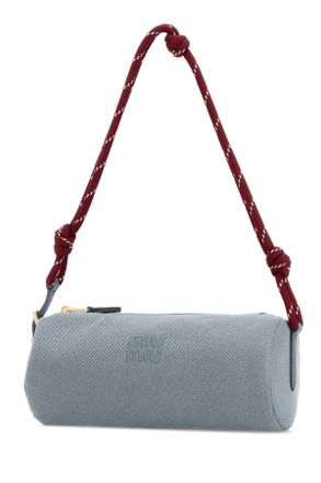 Miu Miu Nylon Shoulder Bag - Blue