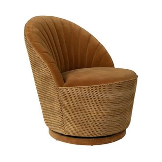 Dutchbone Sill&oacute;n de terciopelo whisky Madison