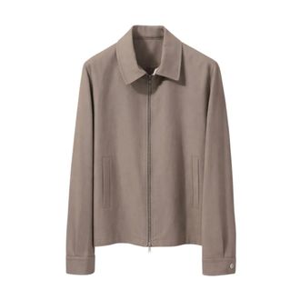 Costumein Light Jackets, male, Brown, Size: L Zip Up Jacket