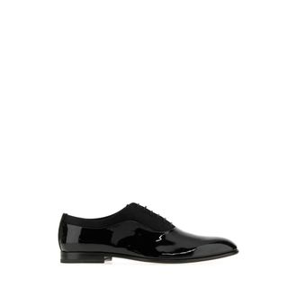 Dolce & Gabbana Lace-Up Schoenen - Heren - Schoenen - Zwart - Maat: 45 EU Leer