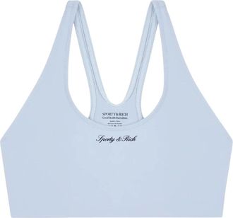 Sporty & Rich Donna, Top, Blu, M, new