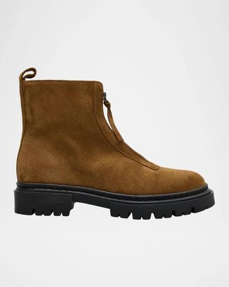Staud Miles 50MM Suede Ankle Boots