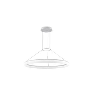 Netlighting Integrated LED 1 Light Large Ceiling Pendant White Special Offer