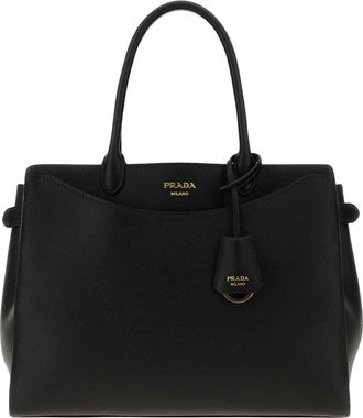 Prada Black Prelude Large Tote