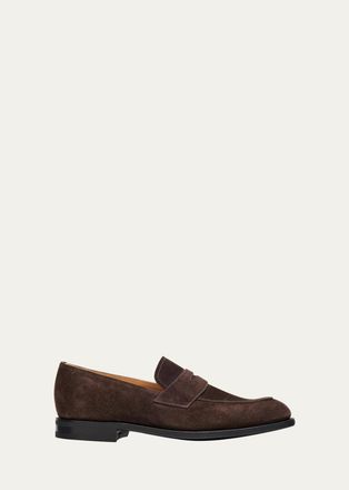 Churchs Mens Hertford R 2.0 Suede Penny Loafers