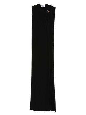 Jean Paul Gaultier Sleeveless Black Maxi Dress