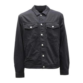 Schott NYC Vintage Usmc Black Denim Jacket - Heren - Spijkerjassen - Zwart - S - Denim - Jassen