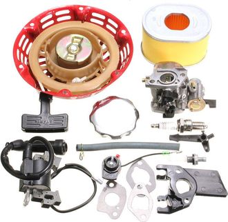 OEM Kit De Mantenimiento De Motor Honda Gx160 Gx200 De 5.5 Hp (1 Pieza): Carburador + Bobina De Encendido + Buj&iacute;a + Filtro De Aire Para Cultivador Y Gener