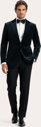 Oger Slim-fit jasje van velours