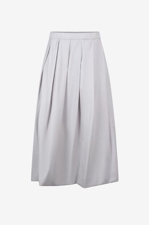 Fabiana Filippi Plissierter Midirock aus Wolltwill