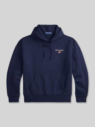 Polo Ralph Lauren Relaxed Fit Hoodie aus Baumwoll-Mix in Marine, Gr&ouml;&szlig;e XXL