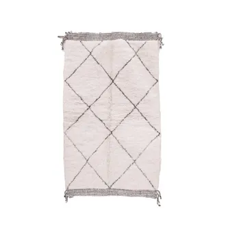 AFK Living Alfombra bereber marroqu&iacute; de pura lana 124 x 210 cm
