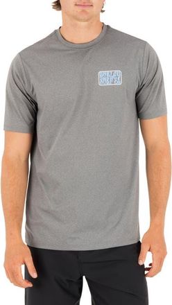 Hurley Hybrid Graphic T-Shirt in Ion Grey Heater at Nordstrom, Size Xx-Large