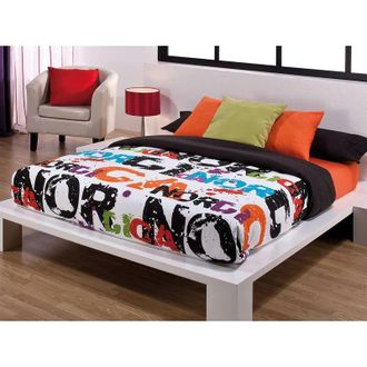 Ca&ntilde;ete Set De Fundas N&oacute;rdicas Negro, 90