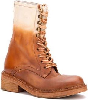 Vintage Foundry Co. Adalina Dip Dyed Leather Boot in Tan Faded at Nordstrom Rack, Size 6.5